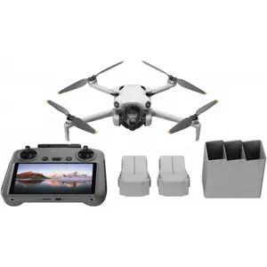 DJI Mini 4 Pro Fly More Combo Plus with DJI RC 2, Drones with Camera for Adults 4K, 3 Intelligent Flight Battery Plus for up to 135 Mins Flight Time, Smart Return to Home, Drone for Beginners