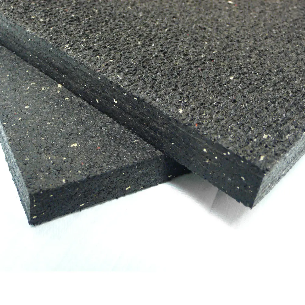 Rubber-Cal Shark Tooth Heavy Duty Mat, Black, 3/4-Inch