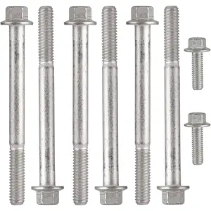 Water Pump & Thermostat Housing Bolt Kit Fits for 1997-2014 LS Series engines LSX LS1 LS2 LS3 LS6 LS7 LS9 LQ4 LQ9，5.3L 6.0L 6.2L thermostat shell bolts