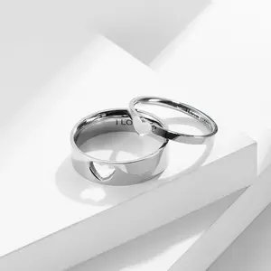 Couple's "I Love You" Ring, Heart shaped Romantic Ring, Gift for Lover