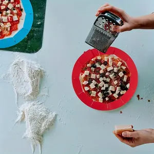 1PC 11IN Adjustable Pie Crust Shield Silicone Pie Protectors Adjustable Bake Crust Protector Pie Crust Protector Cover Kitchen Tool For Baking Pie Pizza, Fit 8-11Inch Pies