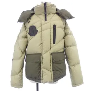 Pre-owned MONCLER Nylon Small Leather Goods Genius PHARRELL WILLIAMS CHESTNUT Down Jacket