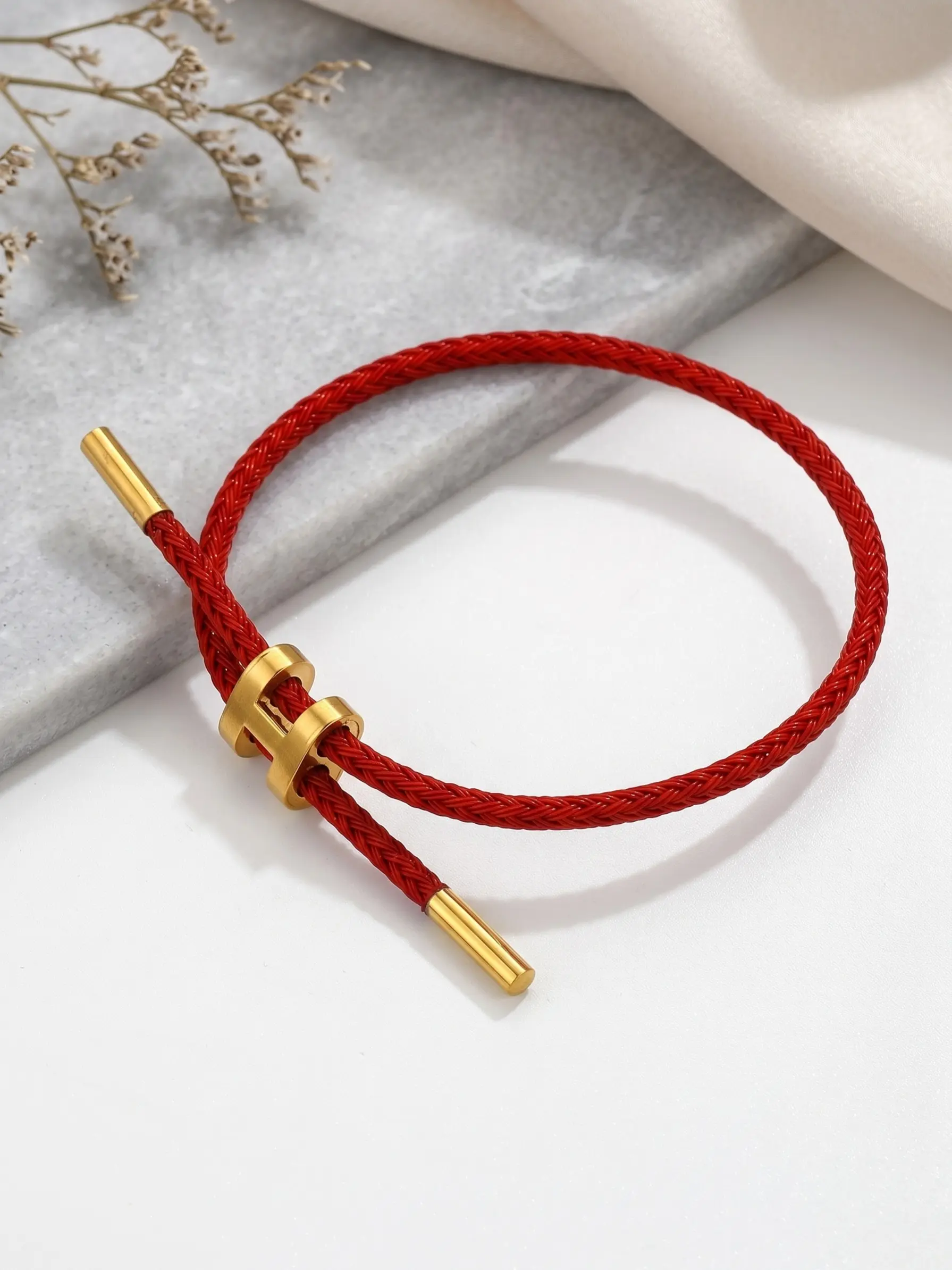 Adjustable Stainless Steel Cord Bracelet with Buckle Clasp, Durable Hard Rope Hand Jewelry Accessory, Stylish Unisex Fashion Item, Adjustable Minimalist Bangle, Adjustable Bangles, Bracelets Jewelry