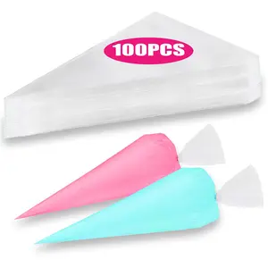 20/50/100/200pcs One-time triangle frosting bag, Pastry Decorating Tools, for cake decoration, biscuits, Cupcakes and DIY dessert essentials, kitchen and restaurant necessities