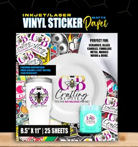 Vinyl Sticker Paper Matte | Crafting Besties Sasha | Waterproof