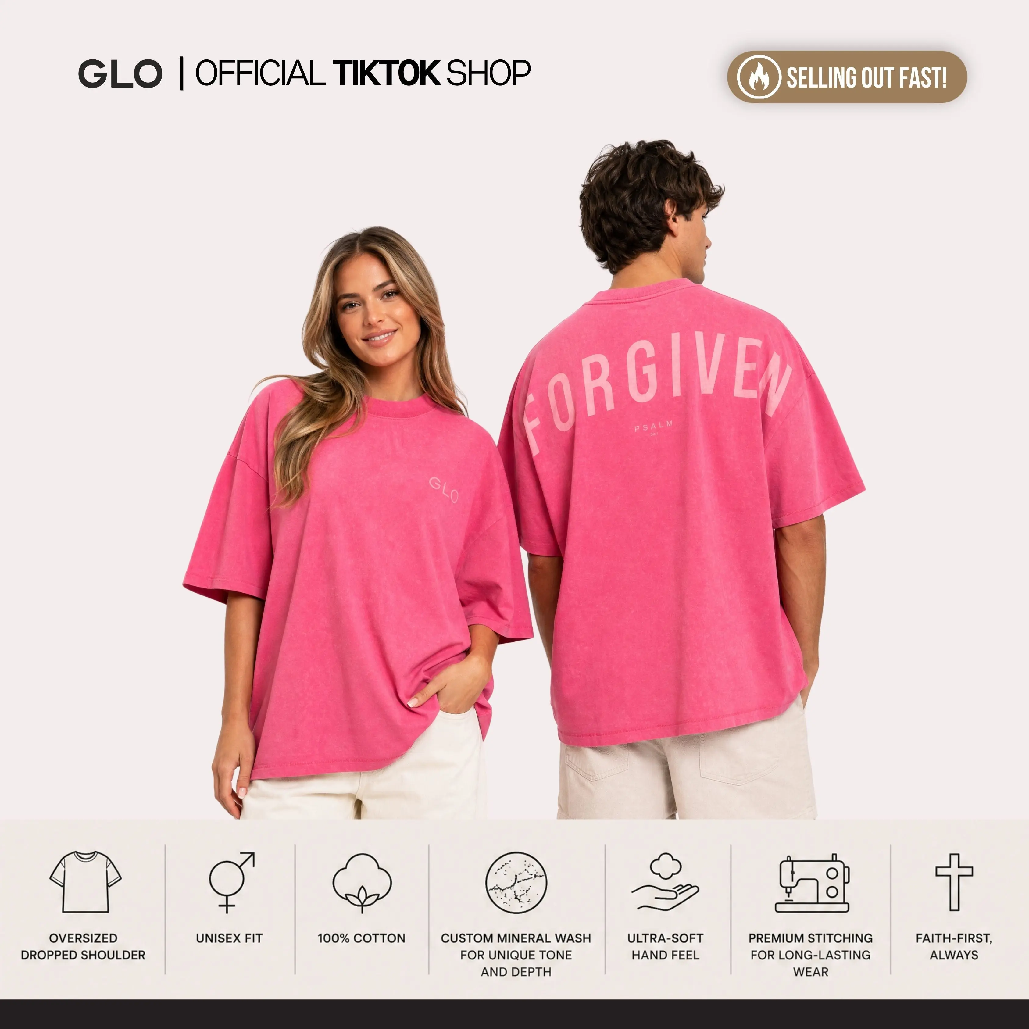 GLO Kingdom Essential Mineral Wash Tee