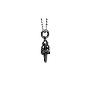 Dagger #5 with Ball Chain "Silver" CHRM0411