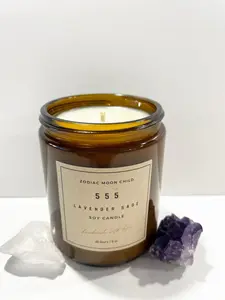 Angel Number 555 - Tranquil Amber Spiritual Soy Candle