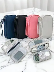Digital Accessories Storage Bag, Electronics Travel Organizer, Compartments for Cables, Phone Cases, Wallets, Jewelry, Travel Organizer Bags, Travel Essentials