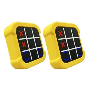 Electronic tic-tac-toe bolt game, 4-in-1 handheld brain teaser game for kids ages 6+, portable travel game for car rides, family game night toy, birthday gifts for boys, girls, and teens