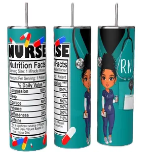Personalized RN nursing tumbler cup Drinkware