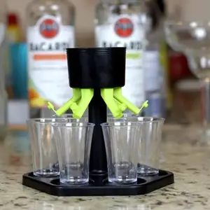 6-cup Shot Glass Dispenser, 1 Count Shot Glass Holder, Shot Glass Dispenser for Outdoor Party & Bar
