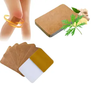 50 Ginger Self-Heating Patches, 8 Hours of Warmth for Neck, Shoulders, Waist, and Knee Joints, Portable Herbal Heating Pads