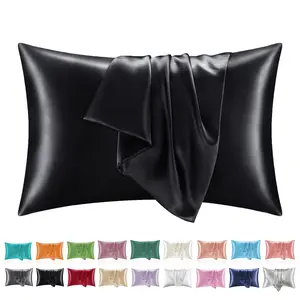 Premium Soft Satin Pillowcase, Comfortable Smooth Fabric, Perfect for Full Night Sleep, Durable Design, Ideal Gift Choice