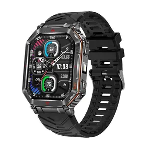 Smart Watch with Heart Rate Monitor, Fitness Tracker, Bluetooth-compatible Connectivity, Sleep Tracking, Waterproof Design, Stylish Smartwatch for Men & Women