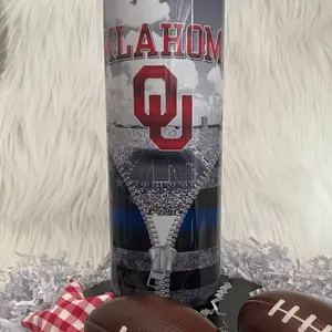 University of Oklahoma OU Football Tumbler