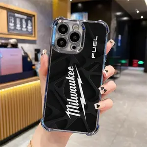 Milwaukee pattern design suitable for iPhone 17 Pro Max 16E 15 Pro 14 Plus 13 12 11 Air, Samsung Galaxy S26 Ultra S25 Plus S24 FE S23 S22 S21 S20 shockproof protective cases, Casing, Protector