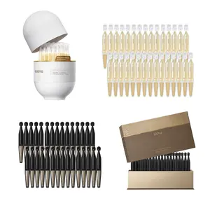 GUYU Day&Night Anti-aging Glowing Essence Duo -60tubes, Ginseng Firming Brightening Essence & Firming Micro-oil Essence for Wrinkle Erase, Gentle serum, SkinCare, Hydrating glowing radiant plumping, fading dark spots&pigmentation, peptide, collagen