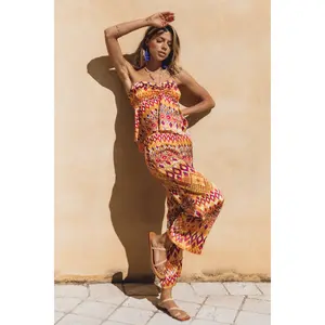 Marigold Wide Leg Pants - Tan