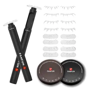【Buy 1 Get 1 Gift 】FANFUN 11-in-1 Lower Eyelash Stamp | 4 Styles | Waterproof & Smudge-Proof | Easy & Portable