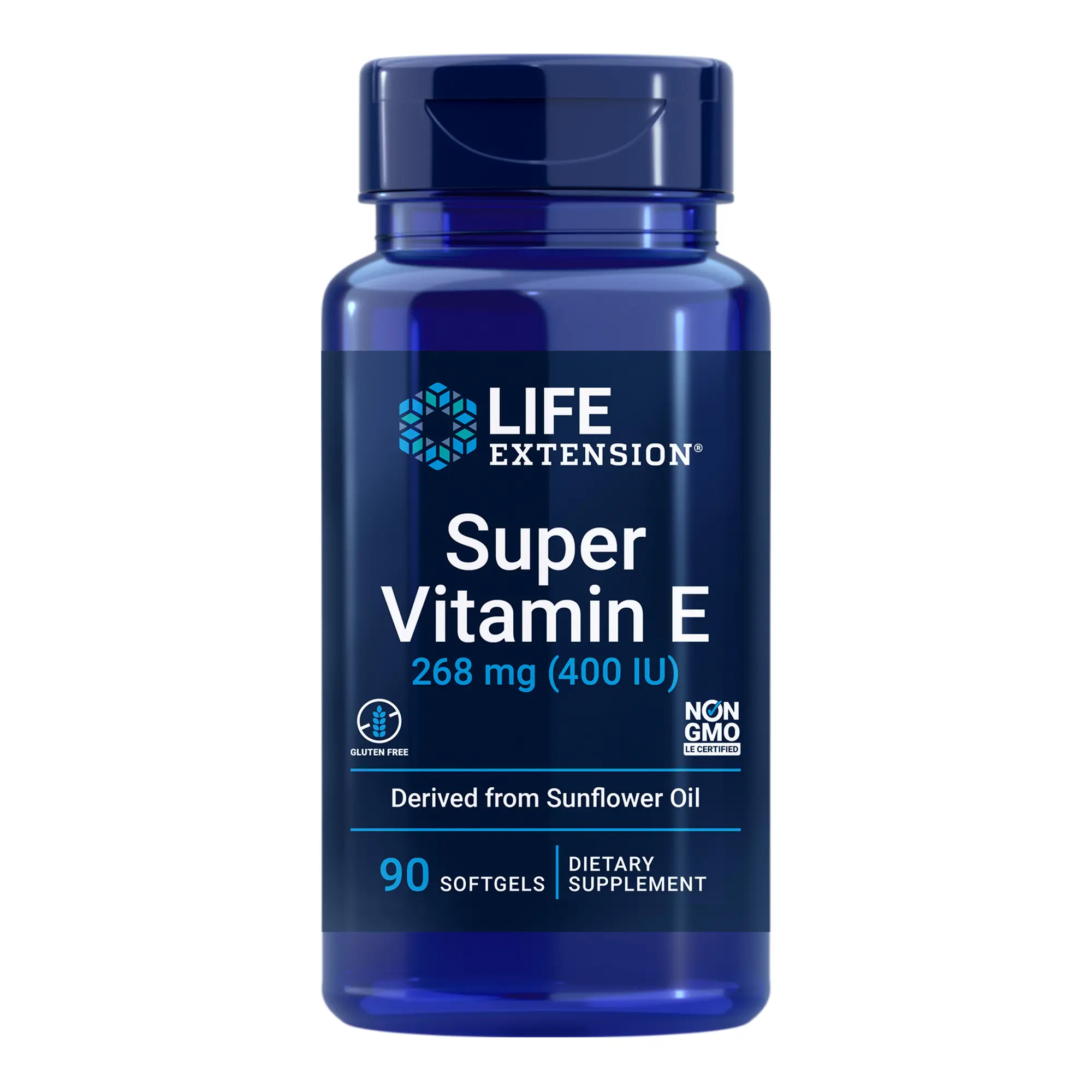 Life Extension Super Vitamin E 268 MG 400 IU, 90 Softgels