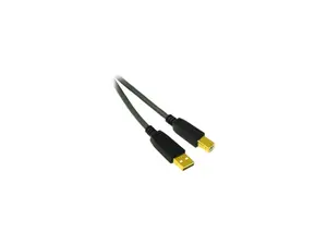 C2G 29141 USB Cable - Ultima Series, USB 2.0 A Male to B Male Cable for Printers, Scanners, Brother, Canon, Dell, Epson, HP and more, Black (6.6 Feet, 2 Meters)