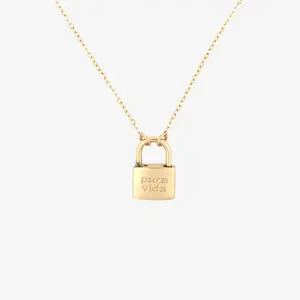 Padlock Pendant Necklace
