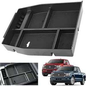 2018 F150 Console Tray Center Console Organizer Tray for 2015-2020 Ford F-150 Raptor Mid Armrest Glove Storage Box for Ford F150 2020 Accessories NOT for 2021 2022 F150