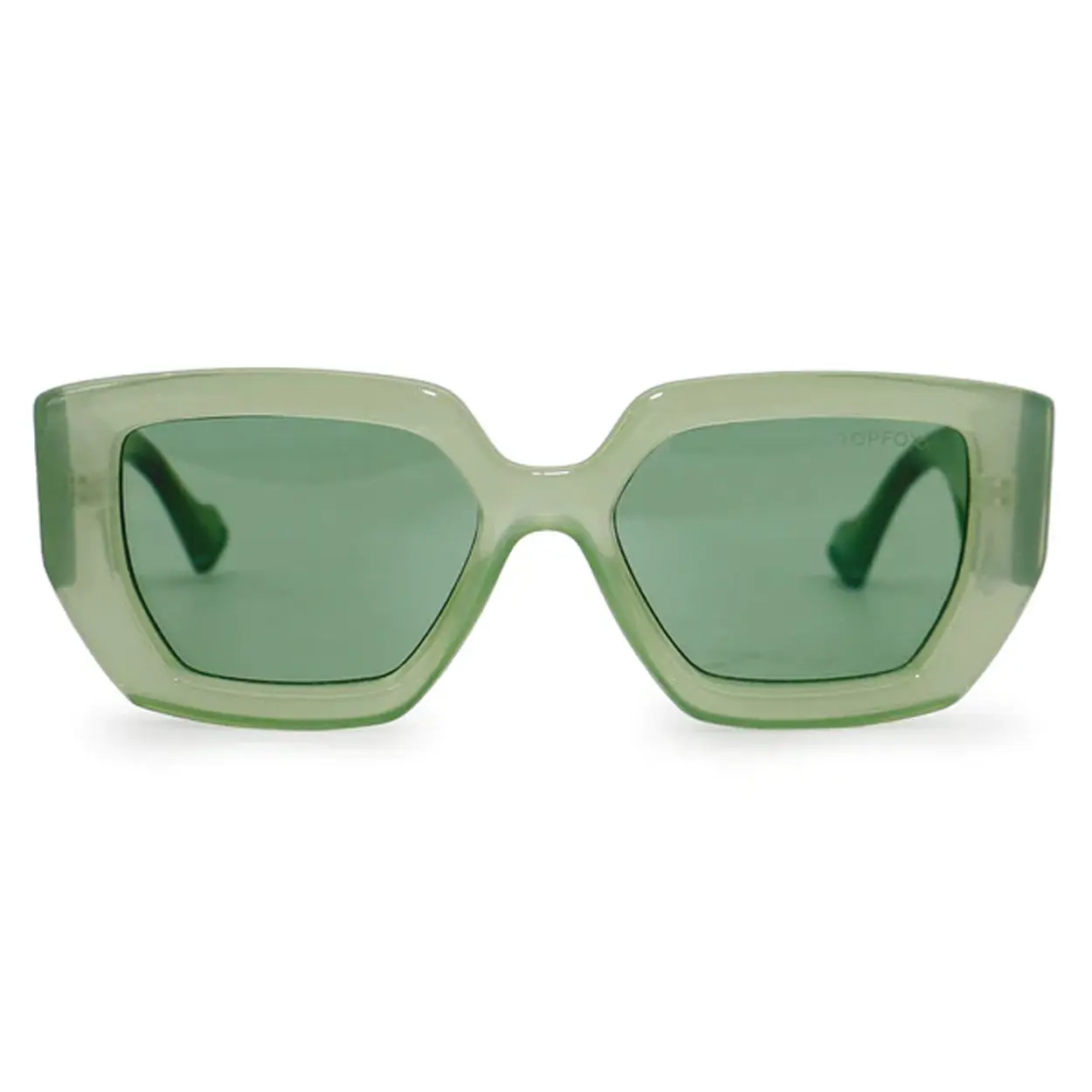 Incognito - Green - Tangle Free Square Sunglasses - Certified Shatter-Resistant Lenses - UV400 - For Women & Men