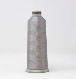 Madeira Polyneon - Ref. # 1812 -- Cement Gray -- Weight #40 -- Machine Embroidery Thread -- 5,500 Yards Cone