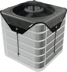 Air Conditioner Covers for Outside Unit 28''x28'', Central Mesh Net AC Unit Covers Outdoor, Heat Pump AC Screen Condenser Cover - Universal Top Defender Cover for All Season