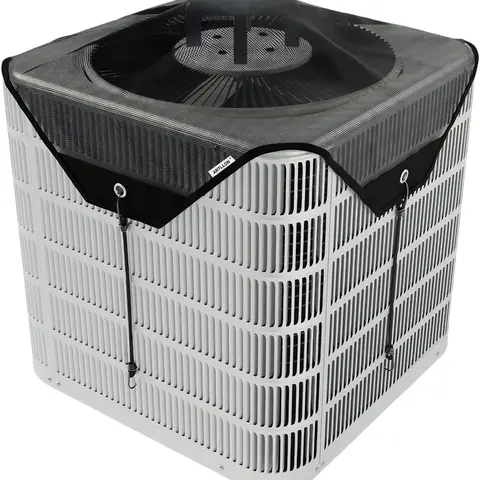 Air Conditioner Covers for Outside Unit 28''x28'', Central Mesh Net AC Unit Covers Outdoor, Heat Pump AC Screen Condenser Cover - Universal Top Defender Cover for All Season