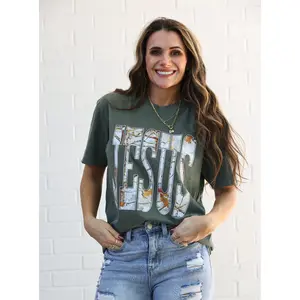 Camo Jesus T-shirt
