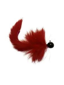 5 PACK – Red 1/4 oz Twitching Jigs (Salmon, Steelhead, Bull Trout, Trout)