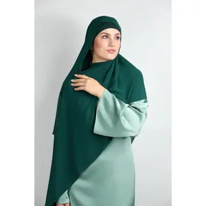 Diamond Chiffon with Matching Undercap Emerald Green #7