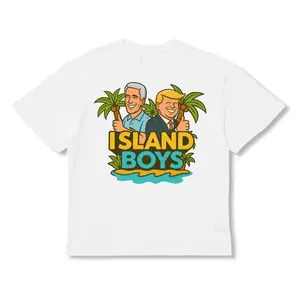 Island Boys Shirt Trump And Epstein T Shirt, Casual Unisex Funny Meme Parody Vintage Retro Graphic Tee, Fashion Cotton, Gift For Men And Women, Unisex Casual Graphic T-Shirts