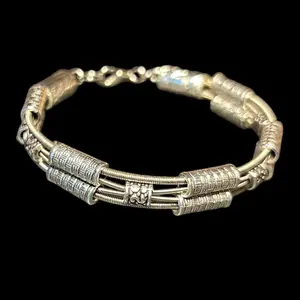Steel Rail Blues - * Guitar String / Bohemian / Western / Handcrafted / Bracelet / Unique  / Gift *