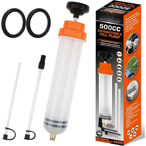 500CC Fluid Extractor Automotive, Oil Extractor/Oil , Fluid  Pump Manual Suction Vacuum   Transfer