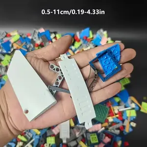 1000pcs Classic Creative Building Blocks, DIY Desk Stress Relief Toy, Small Particle Assembly Puzzle, Birthday Christmas Gift