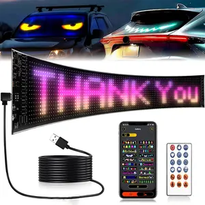 Devil Eyes Light for Car & Truck Windshield | 23.4x4.7in Programmable Flex, APP Custom/DIY, Animated Car Decor