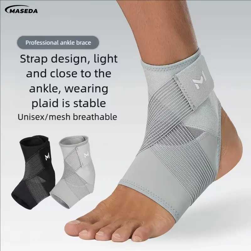 Ankle Support Bandage, Elastic Breathable Material, Unisex, Strap Design, Prevents Overwear, Compression Wrap, Ideal for Dance Training, Sports, Fitness Running, Versatile Use, Ankle Compression Cuff