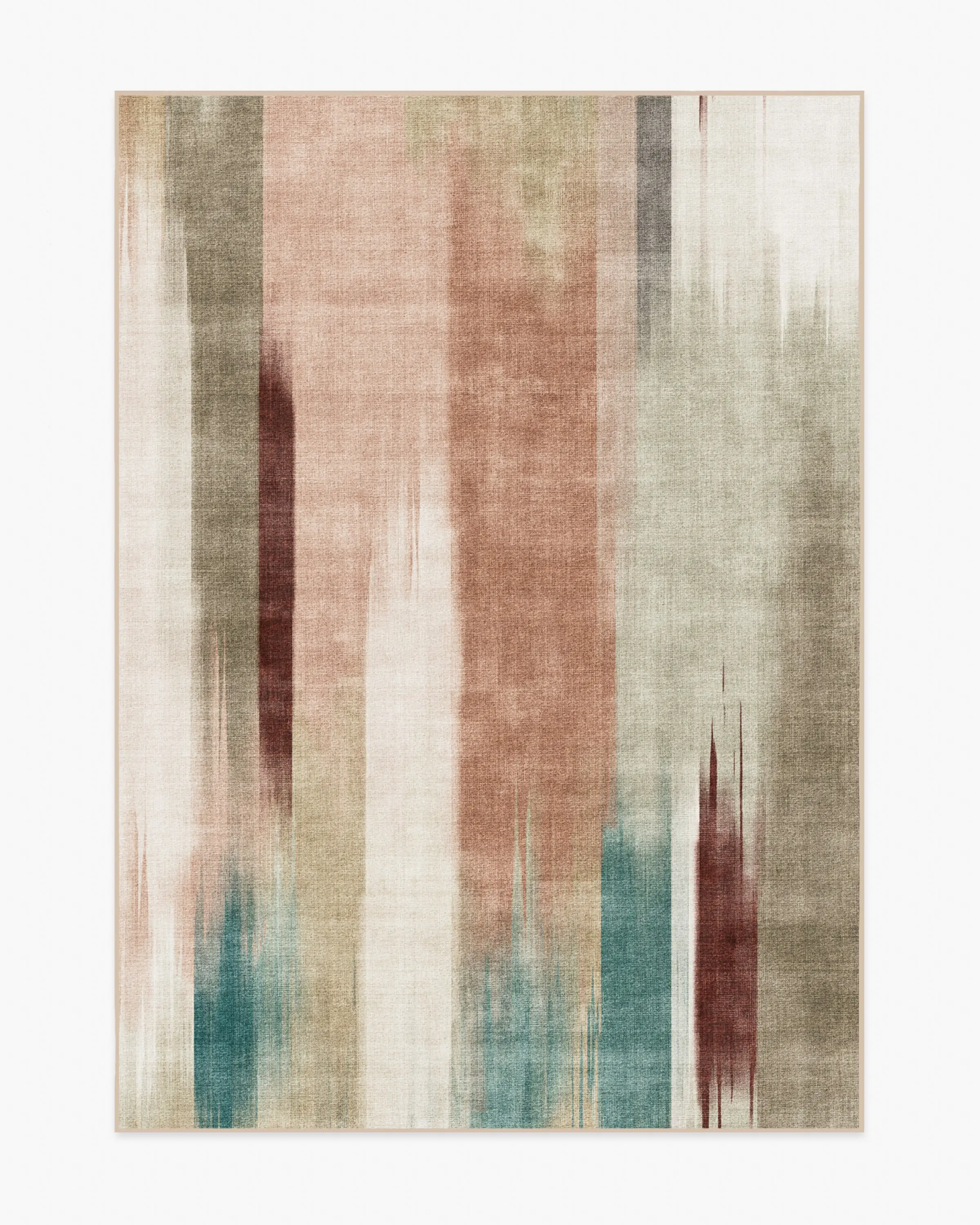 Ombré Mirage Terracotta & Teal Flatwoven Rug