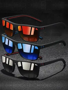 3 Pairs Retro Fashion Sunglasses, Unisex Square Frame, Lightweight UV Protection, Ideal for Travel & Daily Use, Casual Style, Fashionable Sunglasses