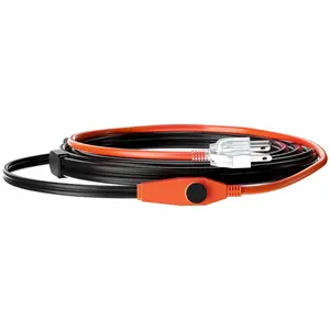 【Father's Day】VEVOR Pipe Heating Cable, 3FT 7W/FT Heat Tape for Pipes with Built-in Thermostat, Water Pipe Heat Cable Protects PVC Hose, Metal and Plastic Pipe from Freezing