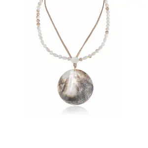 Opalescent Shell Necklace Set