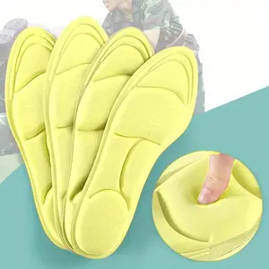 Women's Breathable Running Shoe Insoles, Adjustable Arch Support Memory Foam Sole, Durable 5D Footbeds for Comfort & Performance