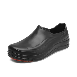 Mimilove Non-Slip Unisex Wear-Resistant Low-Top Waterproof Kitchen Shoes for Men, Outdoor Versatile Casual Work Shoes, Couple's No-Hole Clogs Footwear