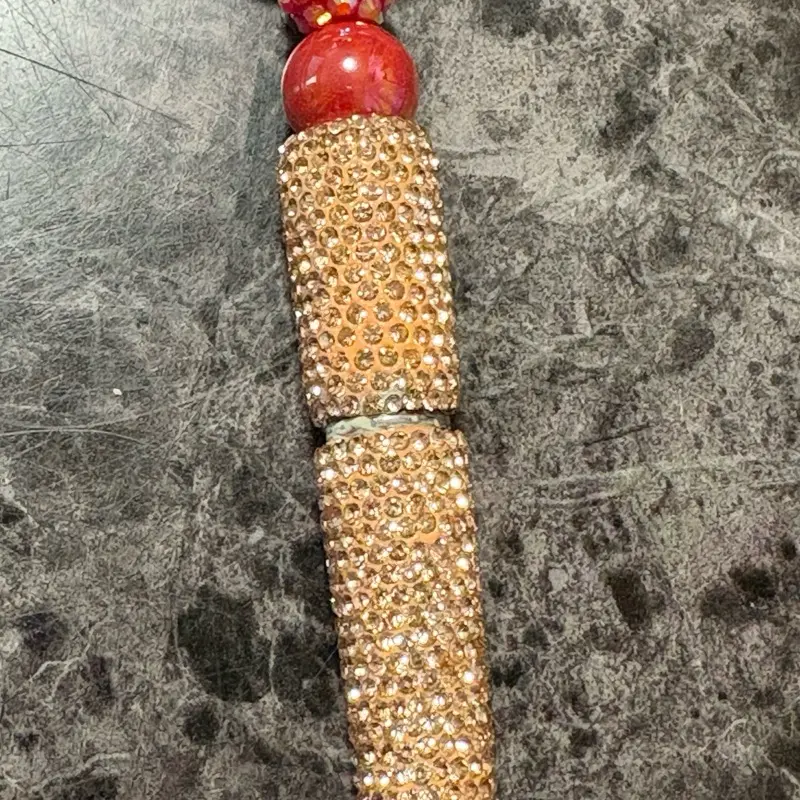Hello kitty beaded rhinestone pen