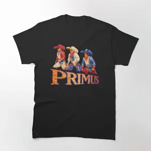 Primus Logo T-Shirt | Iconic and Bold Design Featuring the Primus Band Logo, Perfect for Music Fans and Rock Enthusiasts