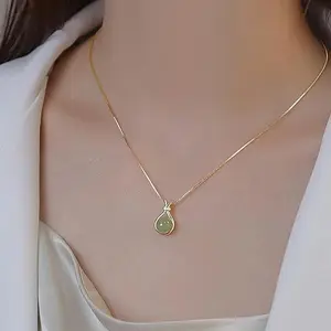 ChicBijoux S Jade Necklace Gold Drop Choker Necklaces for Women country concert trendy fashion jewelry fall fashion